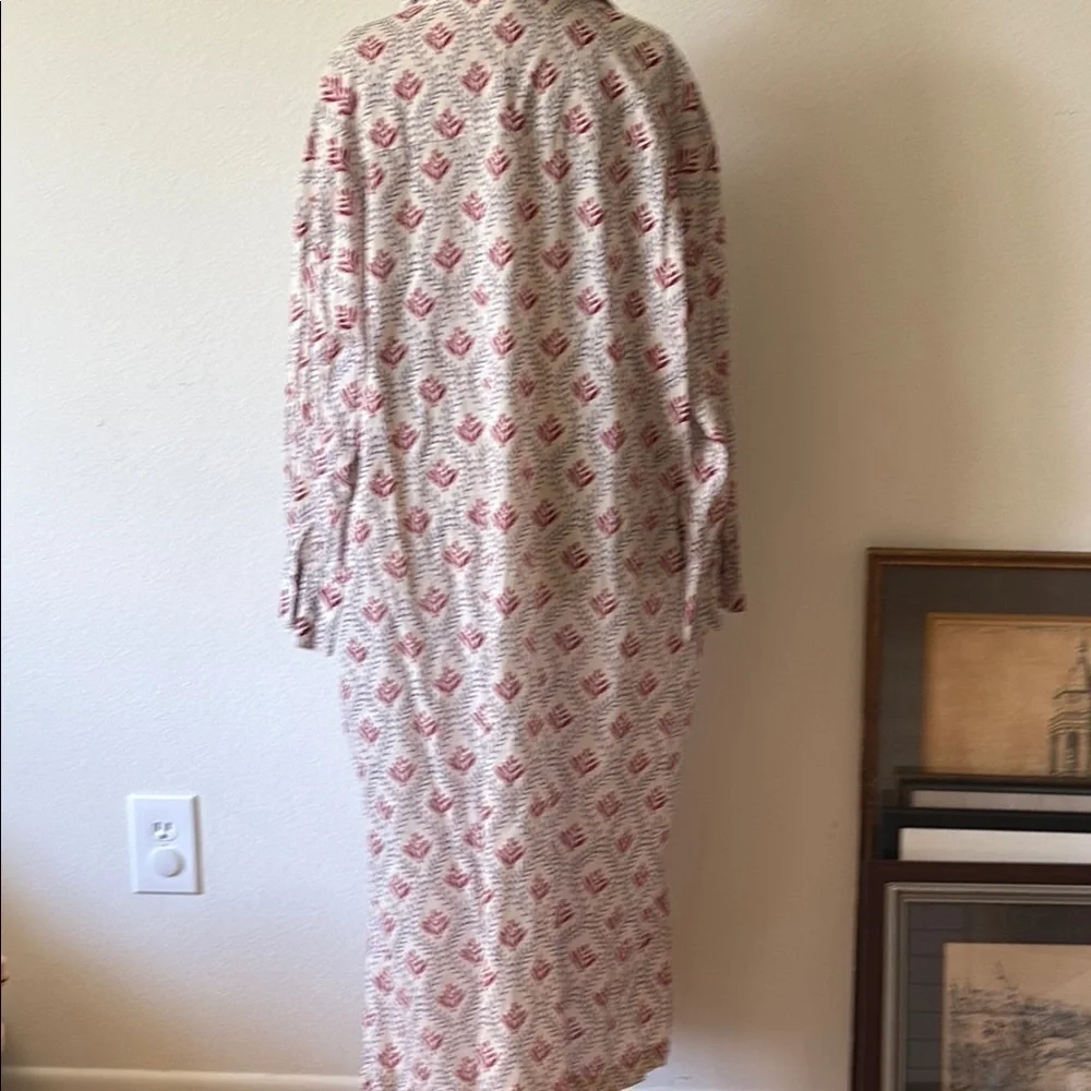 Goa Paris sz M Button-Up cover up shirt dress cotton great condition